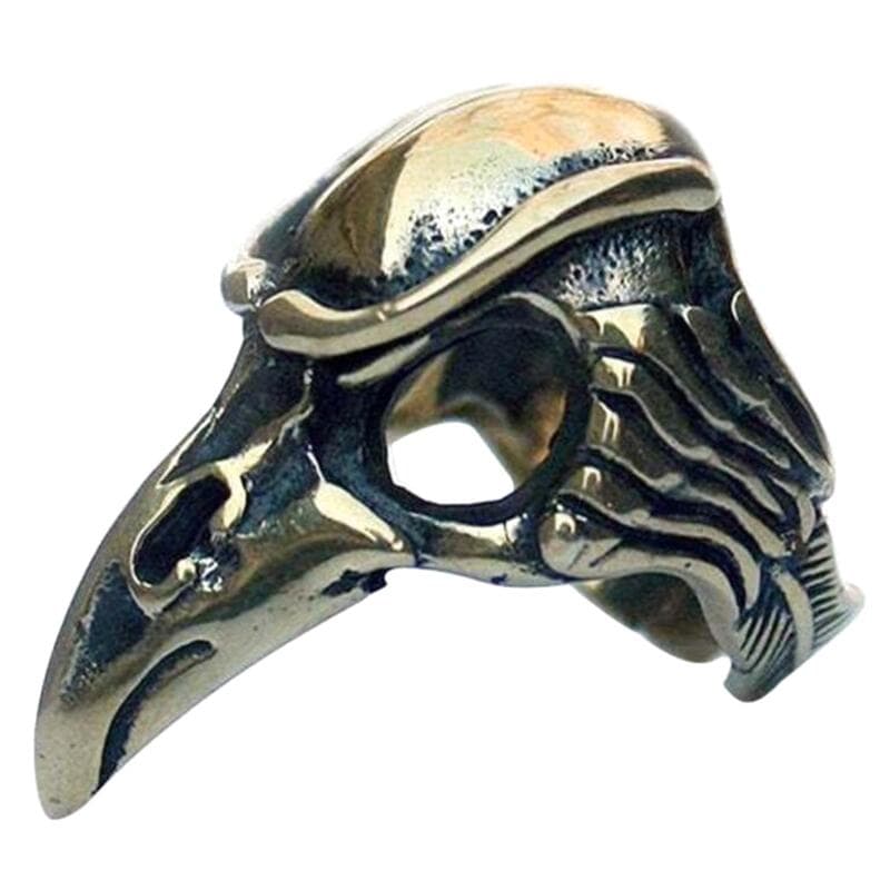 Bague Corbeau Steampunk Bronze