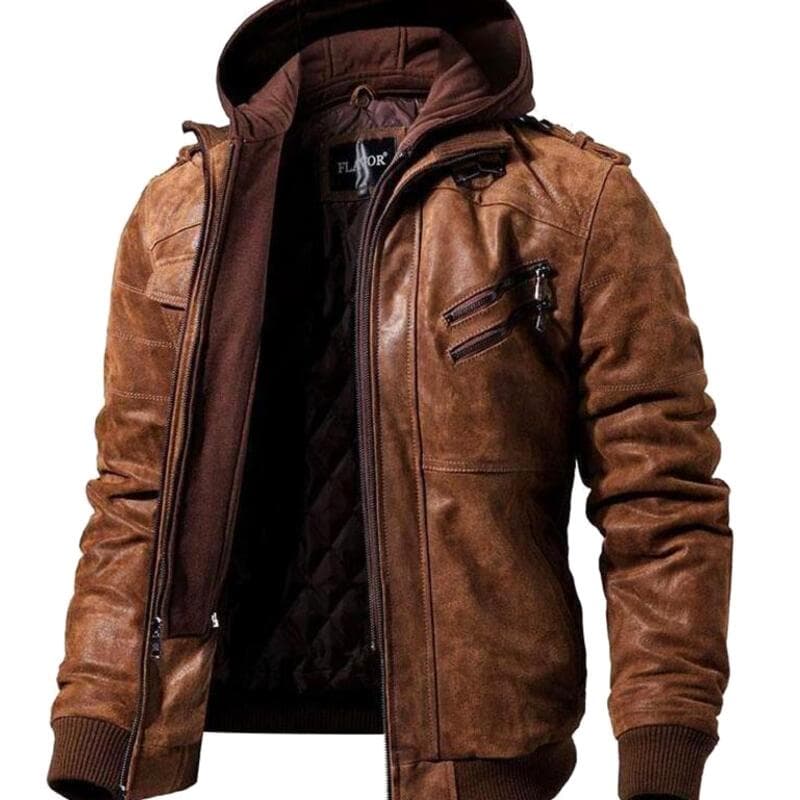 Blouson Veste Steampunk en Cuir