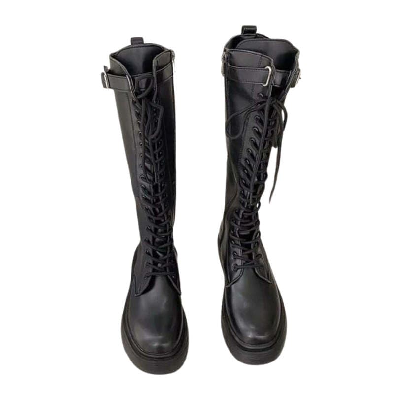 Bottes Steampunk Femme en PU
