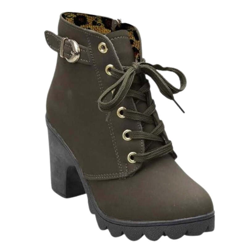 Bottines à Talon Carré