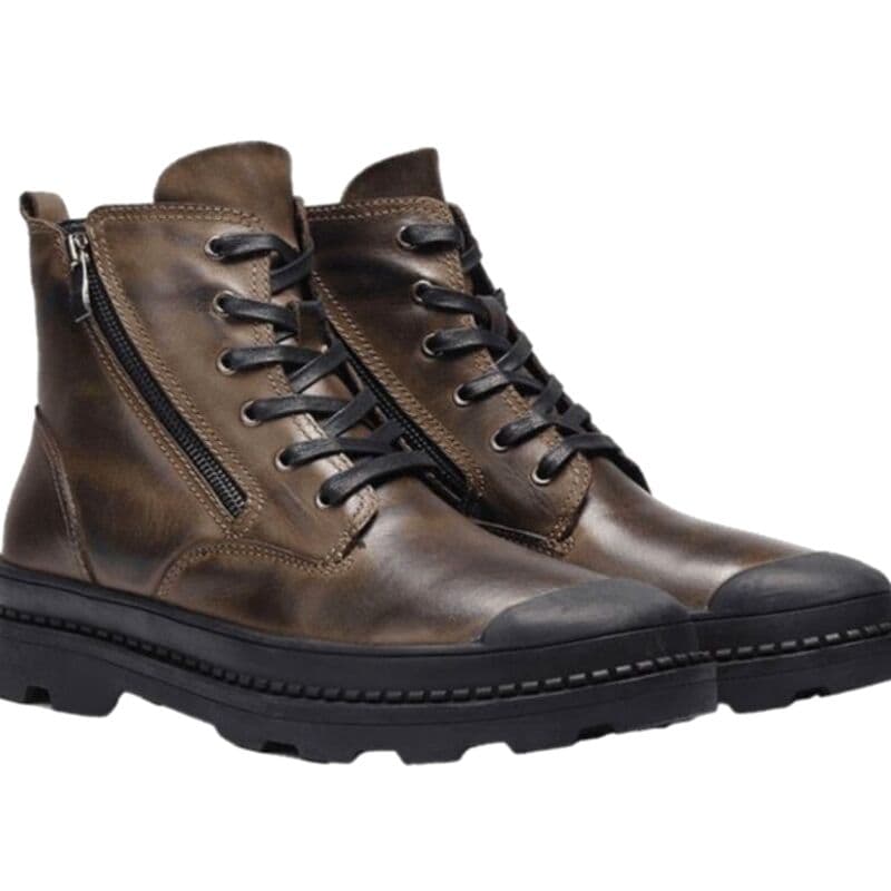 Bottines Cuir Vintage pour Homme