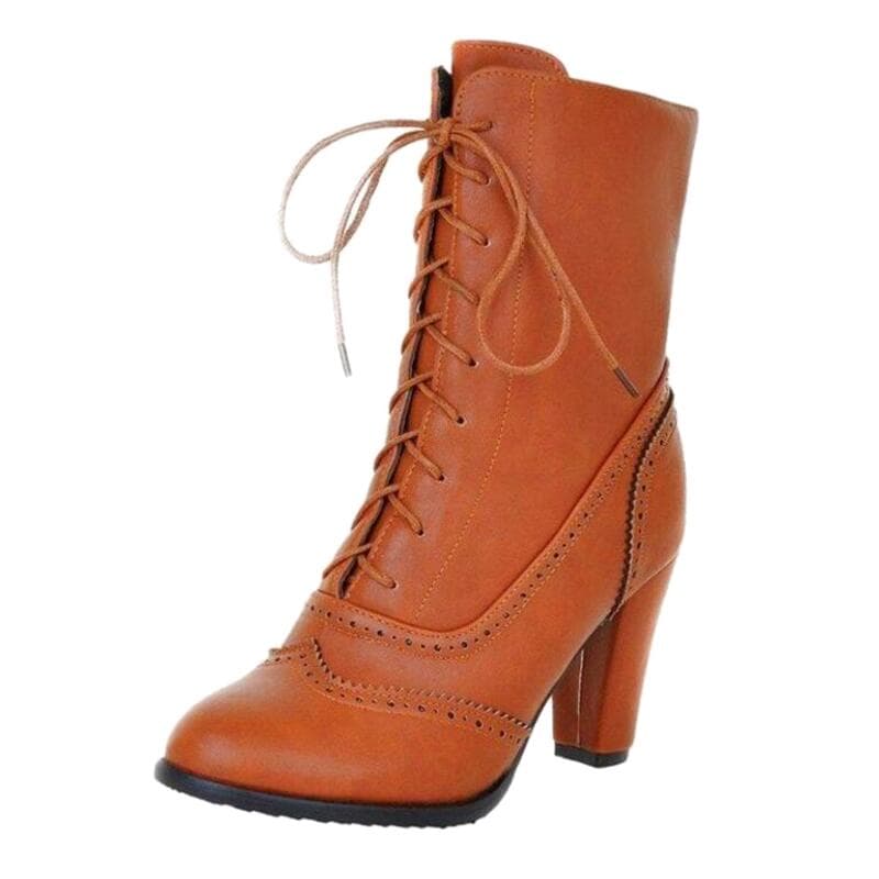 Bottines Steampunk Marron