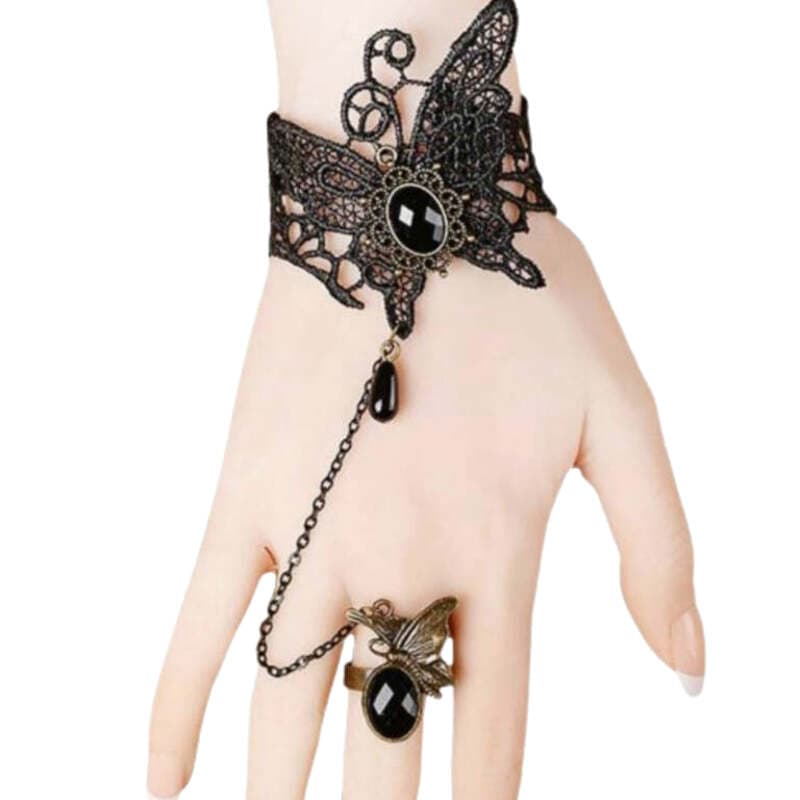 Bracelet Bague Gothique