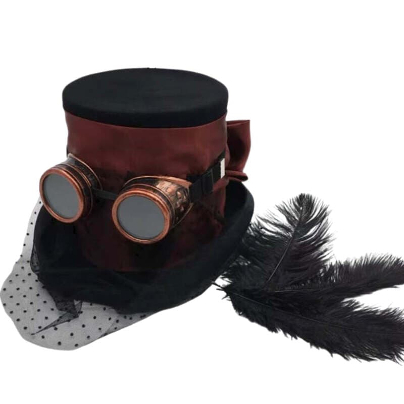 Chapeau Steampunk avec Voile
