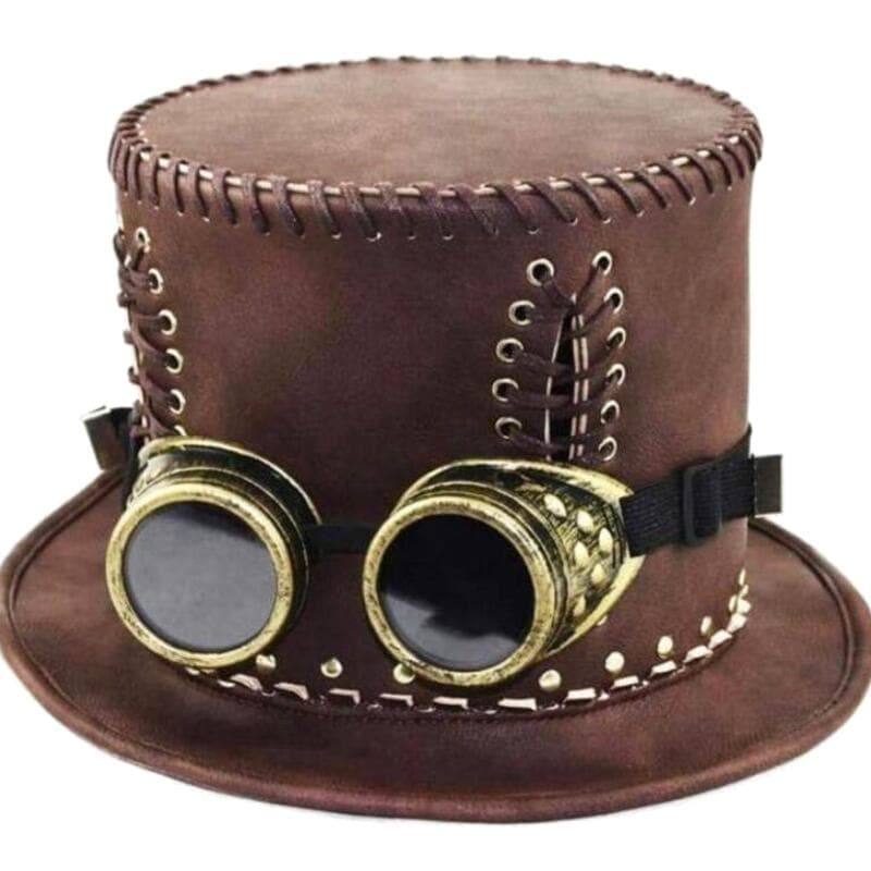 Chapeau Steampunk en PU