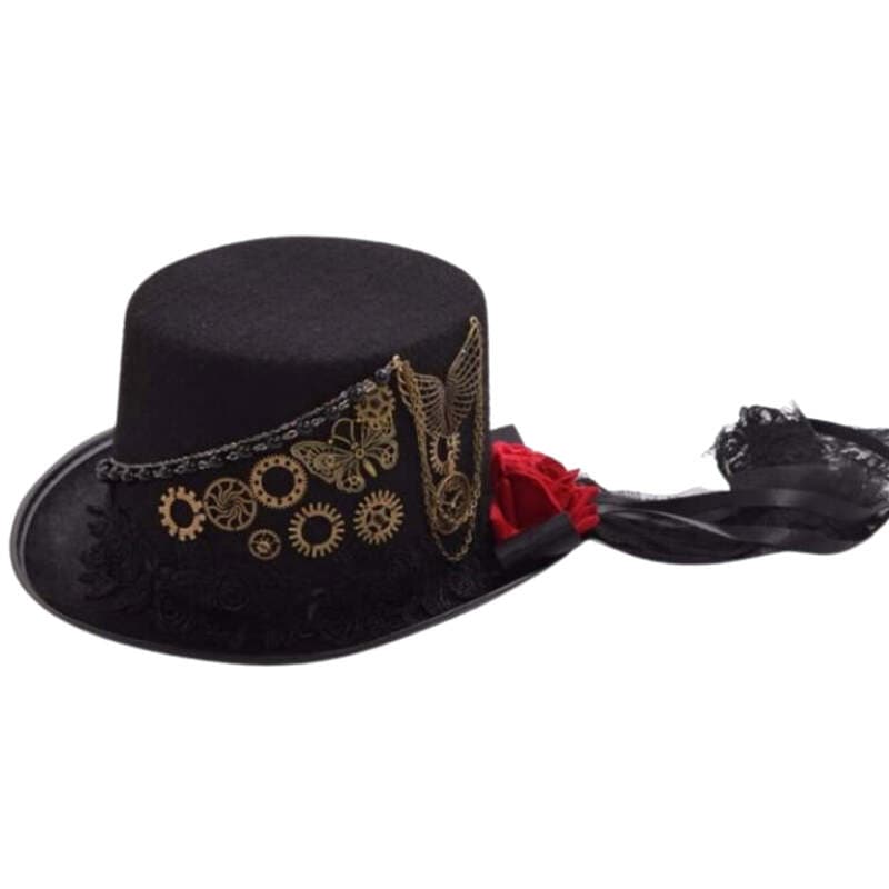 Chapeau Steampunk Gothique