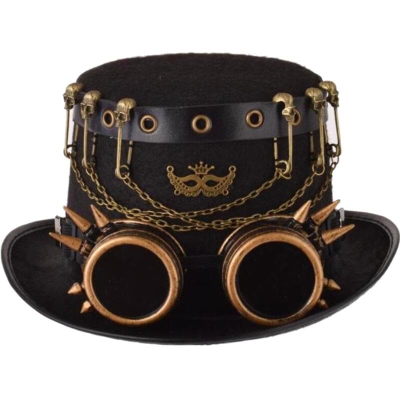 Chapeau Steampunk Haut de Forme Cabaret