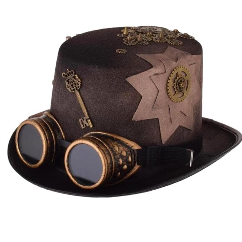 Chapeau Haut de Forme Avec Engrenages