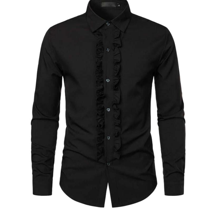 Chemise à Volant Homme