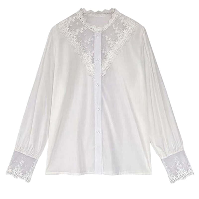 Chemise Blanche Victorienne