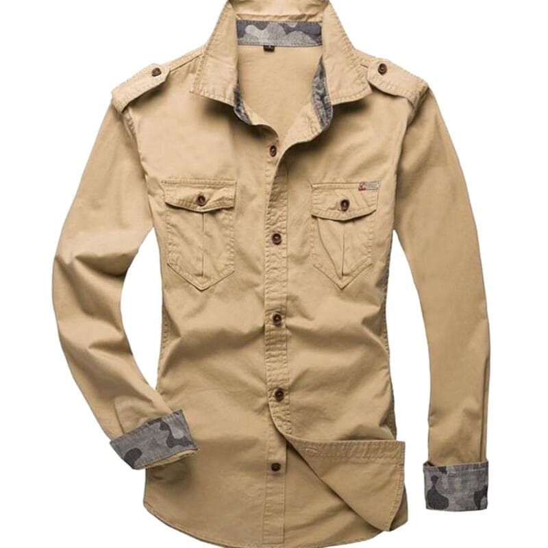 Chemise Steampunk Épaulettes Homme