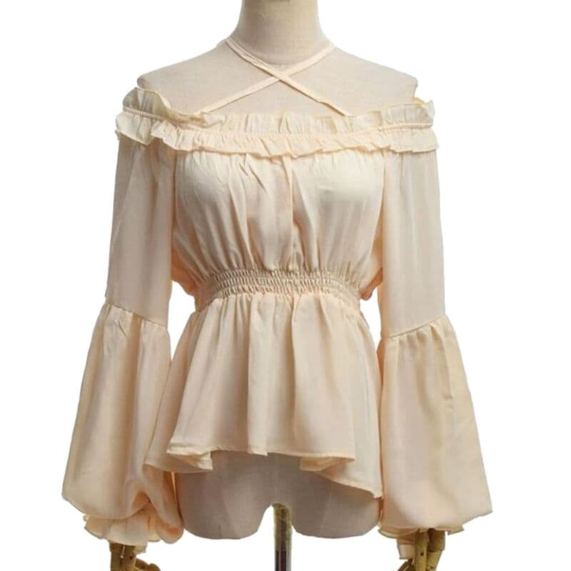 Chemise Médiévale Femme Manches Évasées