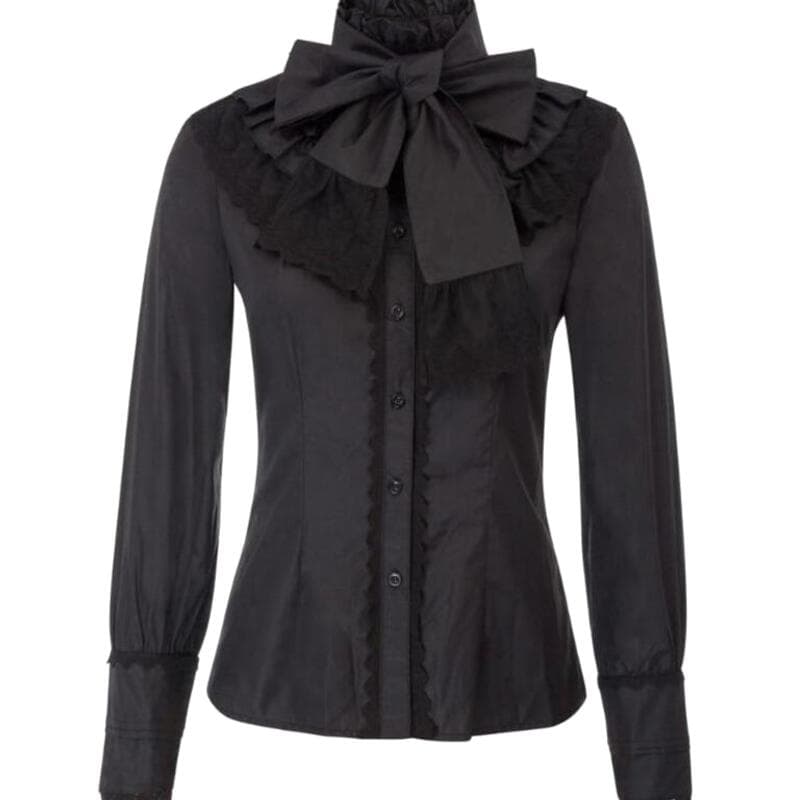 Chemisier Col Victorien Femme