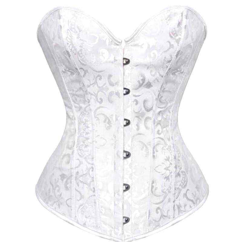 Corset Steampunk Blanc