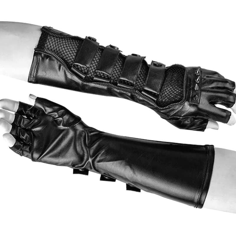 Gant Gothique en PU pour Homme