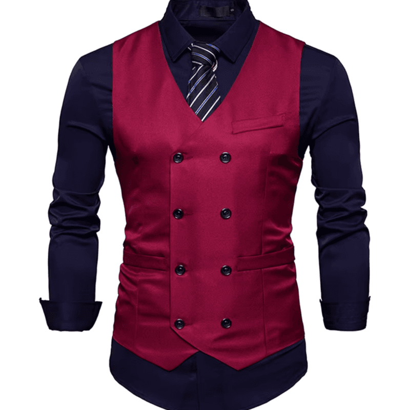 Gilet de Costume Rouge