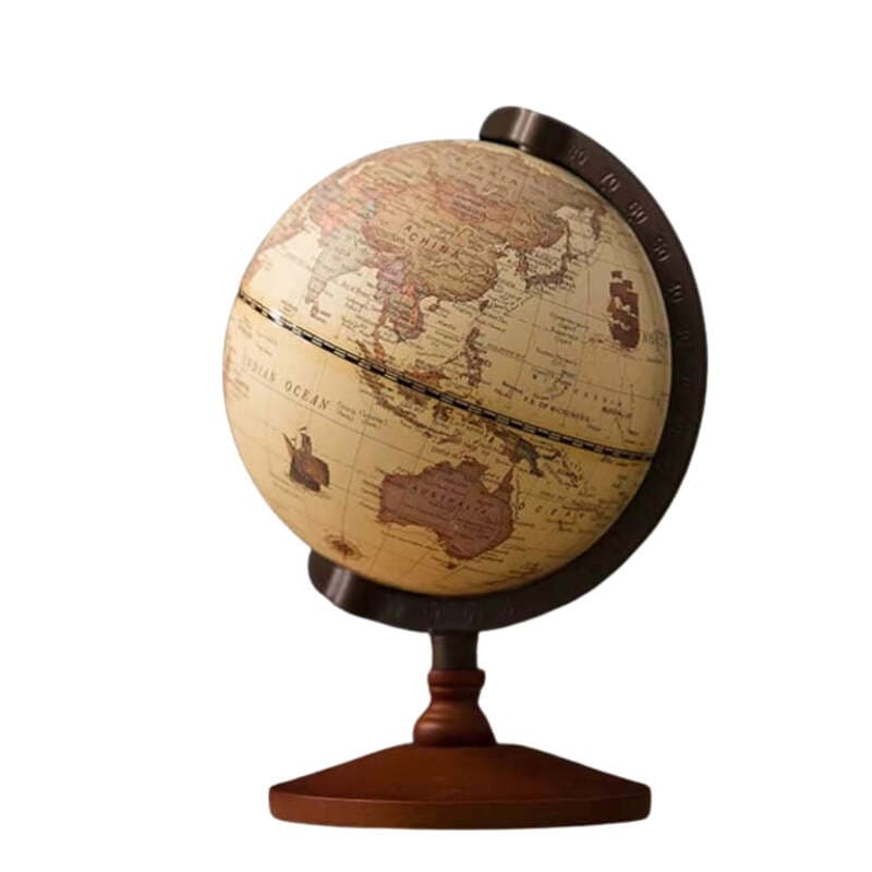 Globe Terrestre Tournant Sur Pied