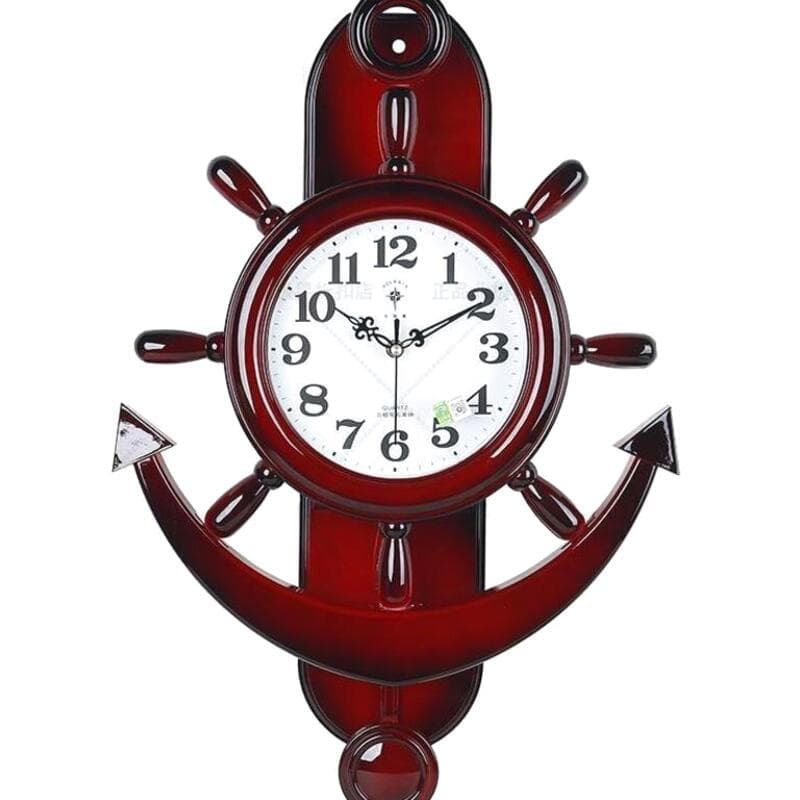 Horloge Steampunk Ancre de Bateau