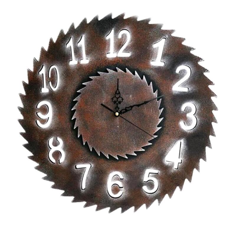 Horloge Industrielle Scie