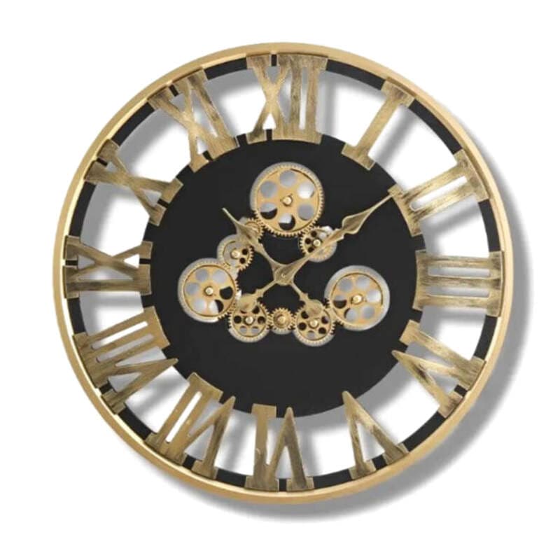 Horloge Steampunk Engrenage Tournant