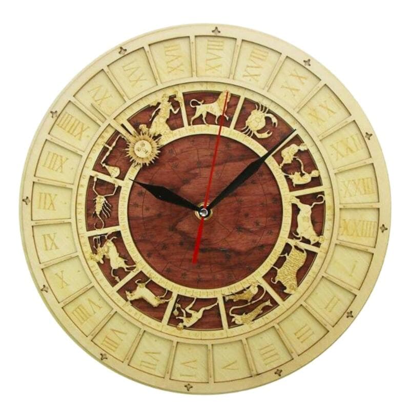 Horloge Steampunk Signe Astrologique