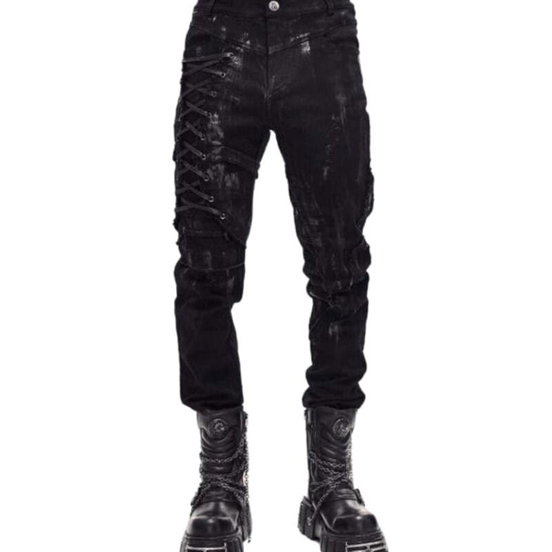 Jean Steampunk Gothique Homme