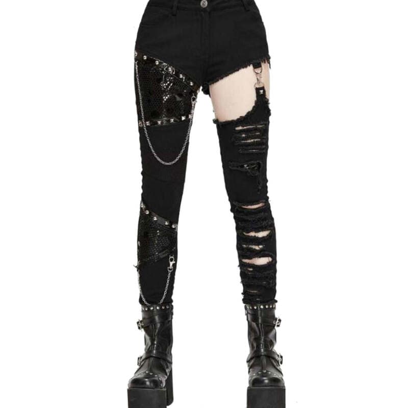 Jean Punk Femme
