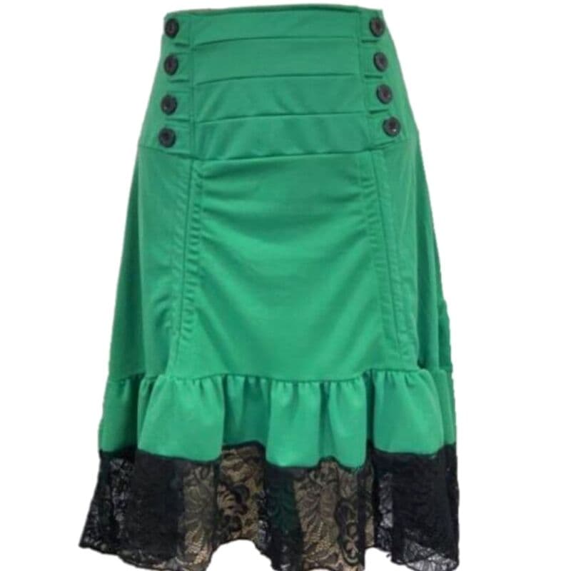 Jupe Steampunk Verte