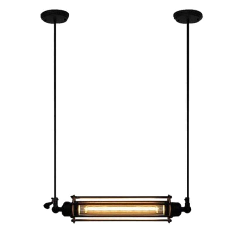 Lampe Steampunk Tube Industrielle