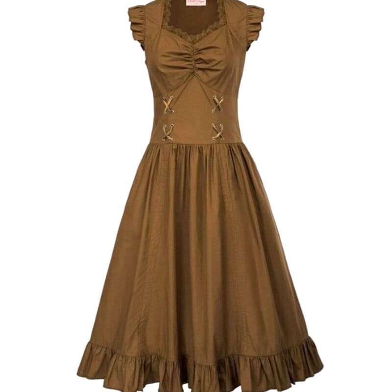 Longue Robe Marron Steampunk