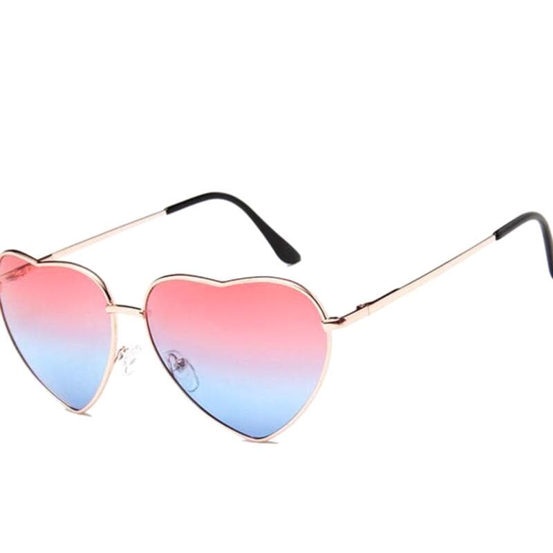 Lunettes de Soleil Cœur Rouge