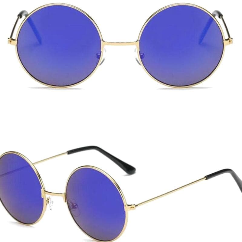Lunettes de Soleil Rondes Vintage Femme