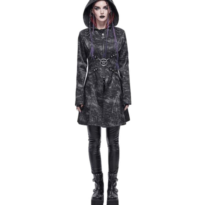 Manteau Femme Métal Rock Punk