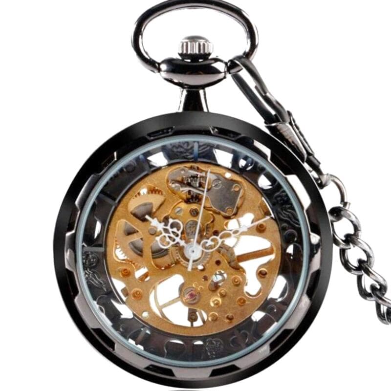 Montre à Gousset Mécanique Squelette