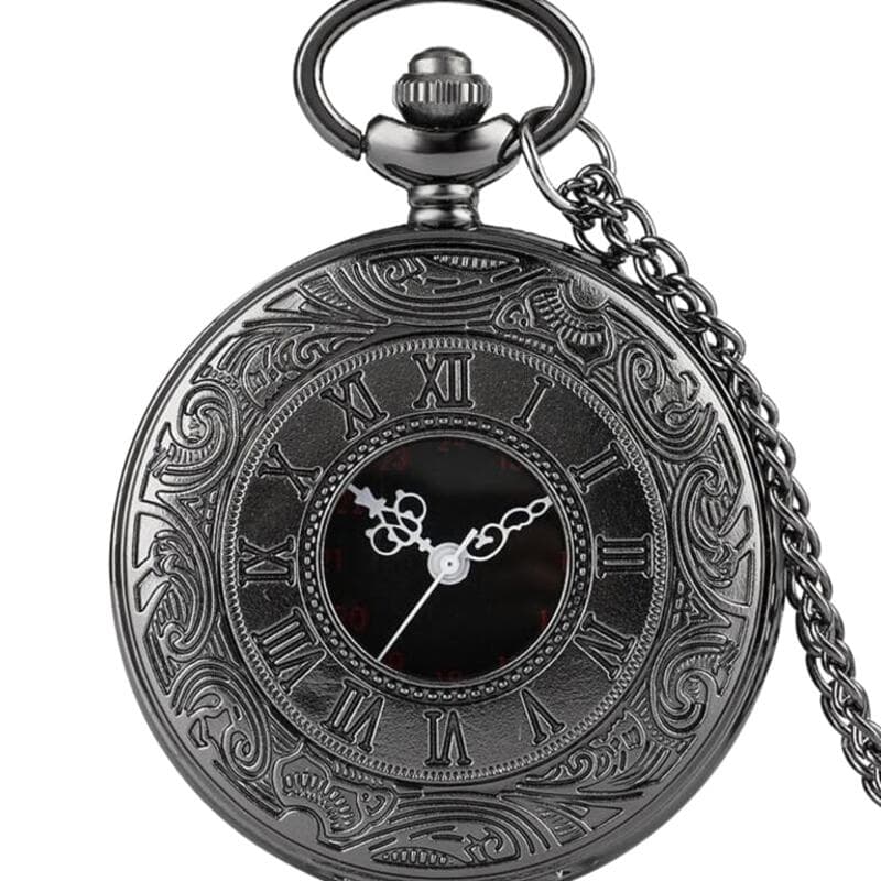Montre à Gousset Steampunk Noire
