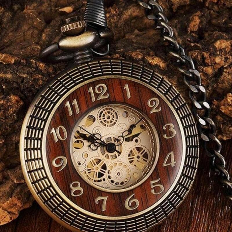 Montre à Gousset Steampunk Sans Pile