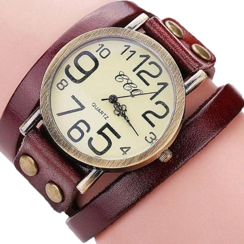 Montre Bracelet 3 Tours Steampunk