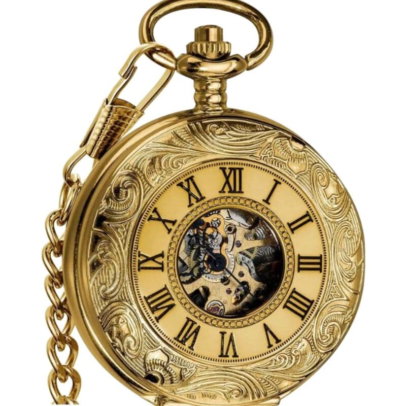 Montre à Gousset Steampunk Dorée