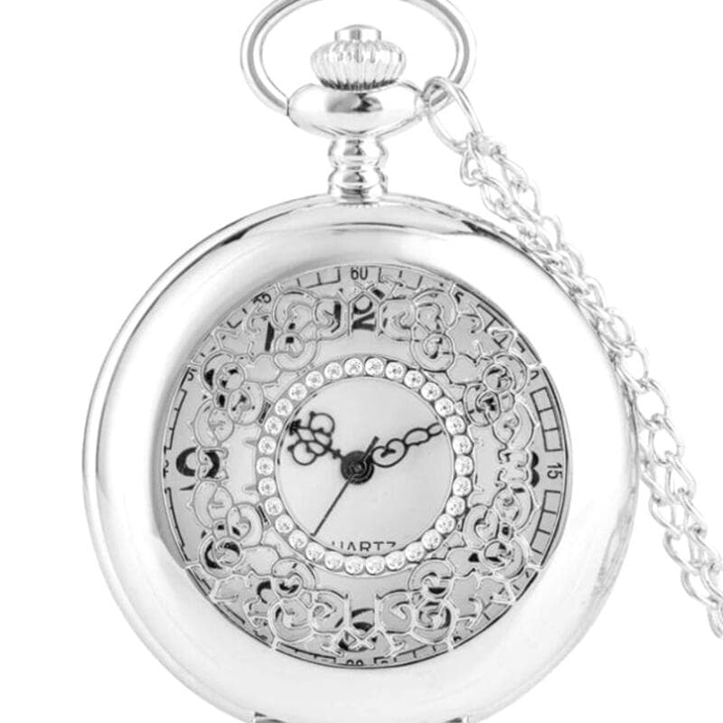 Montre Gousset Pendentif Femme Argent