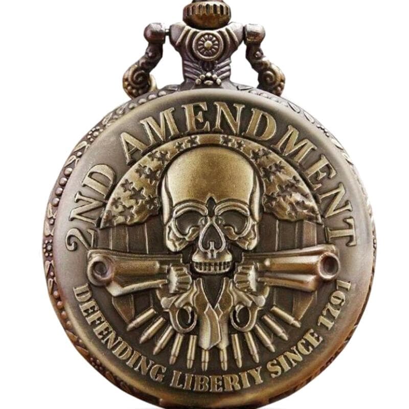 Montre Gousset Tête de Mort