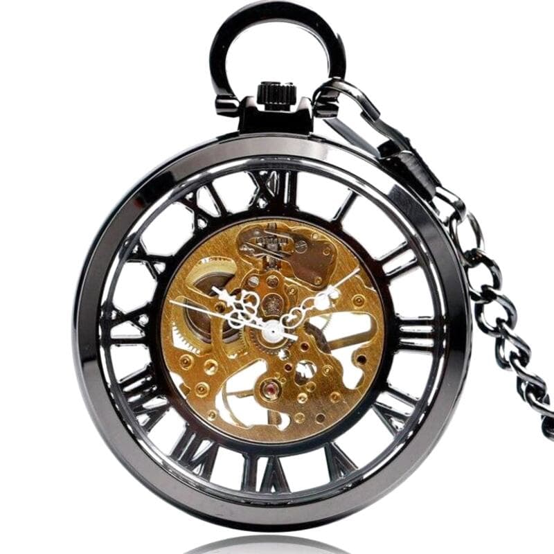 Montre à Gousset Steampunk Transparente