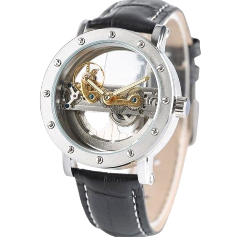 Montre Homme Squelette Transparent