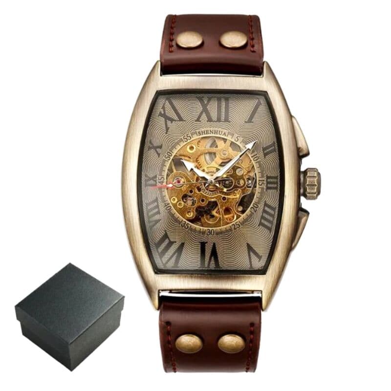 Montre Mécanique Rectangulaire Homme