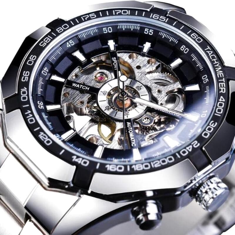 Montre Mécanique Squelette Homme