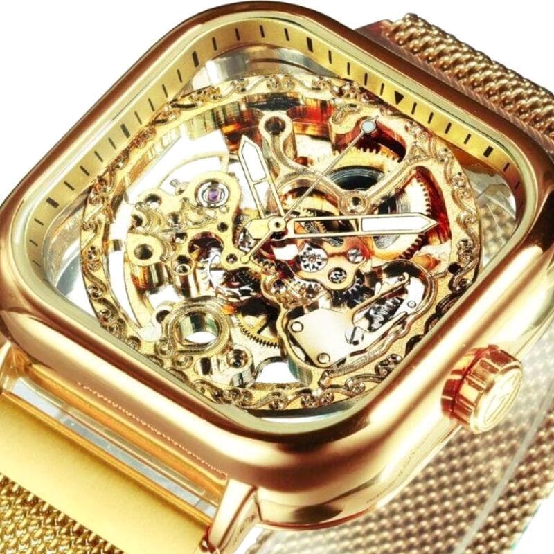 Montre Steampunk Mécanisme Apparent