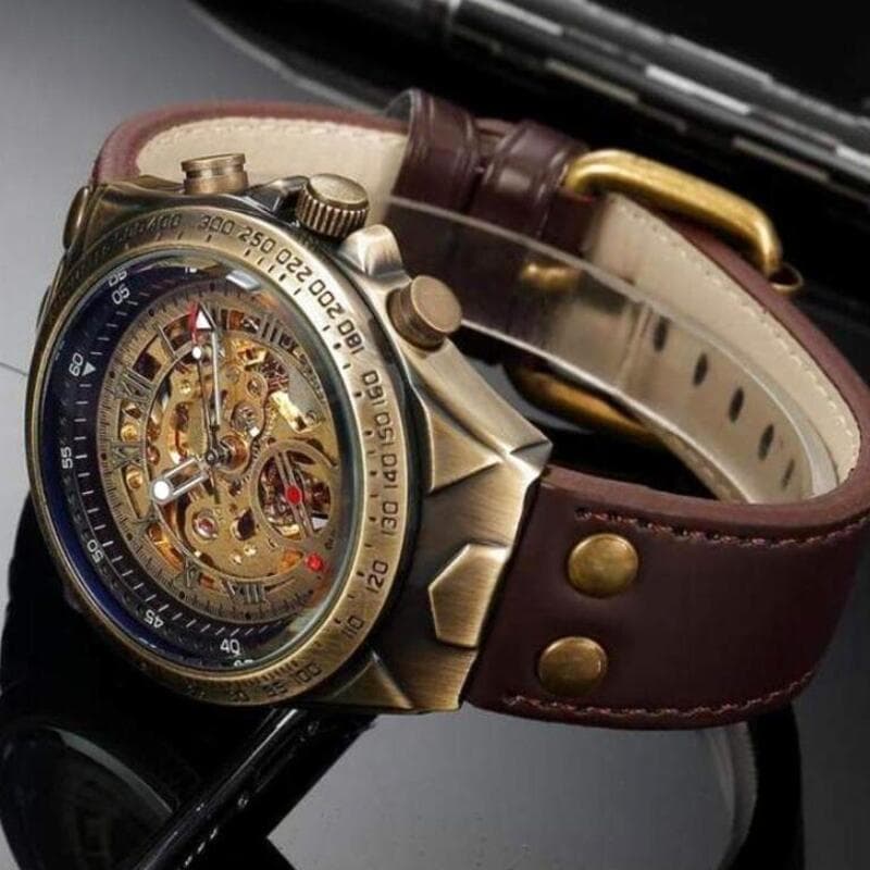Montre Steampunk Squelette