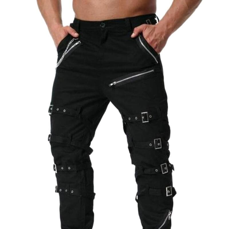 Pantalon Cargo Avec Chaînes