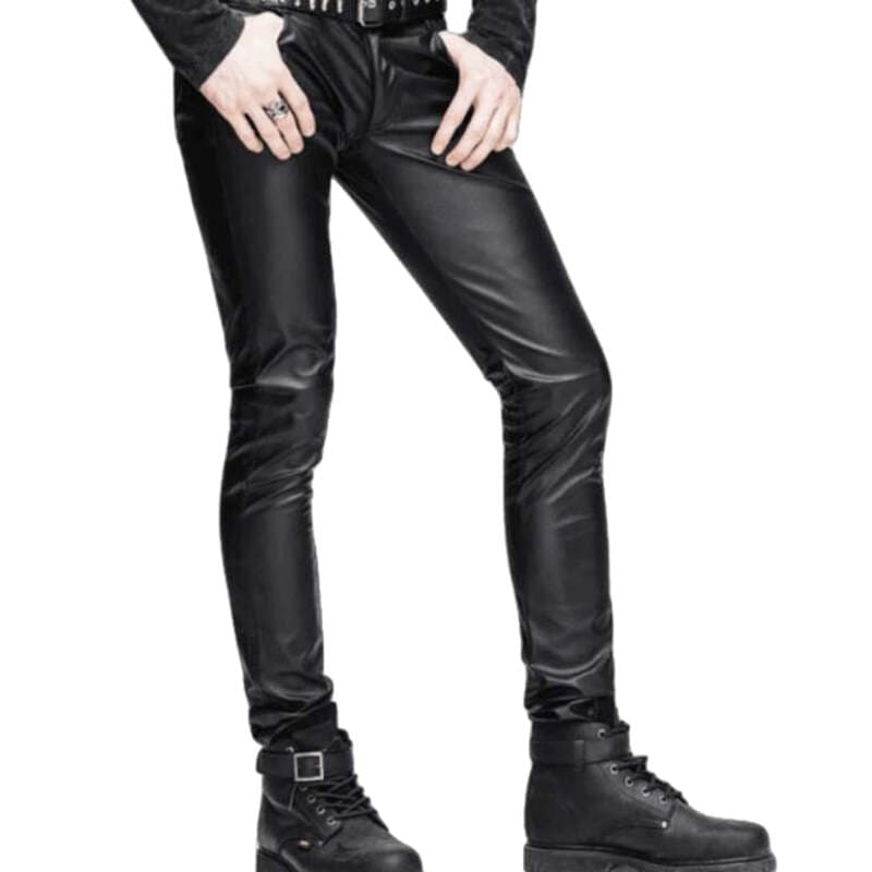 Pantalon Simili Homme Rock