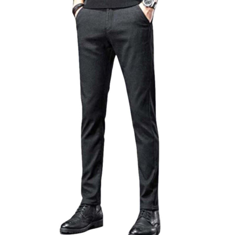 Pantalon Homme Tweed Noir
