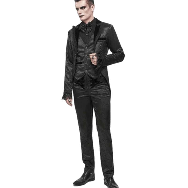Pantalon Noir Gothique Victorien